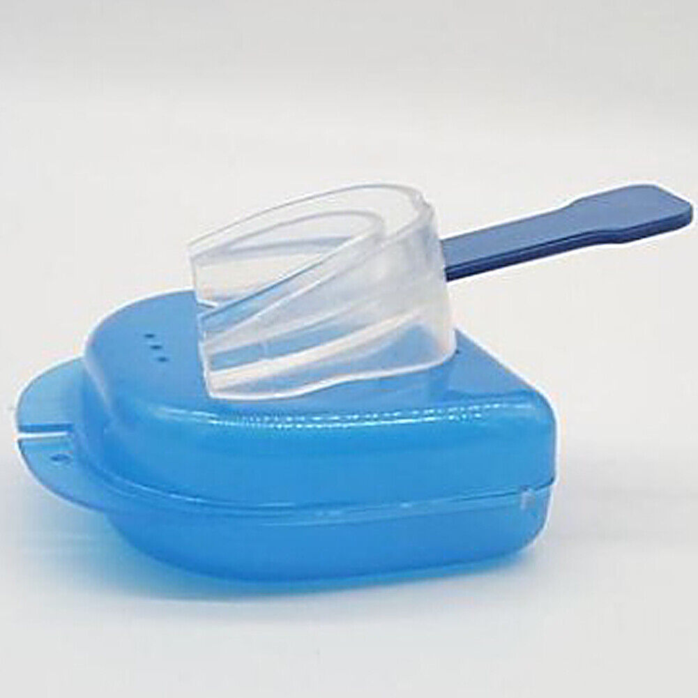 US 2-4 Pc Anti-Snoring Mouthpiece Mouth Guard Grind Stop Sleep Apnea Bruxism Aid