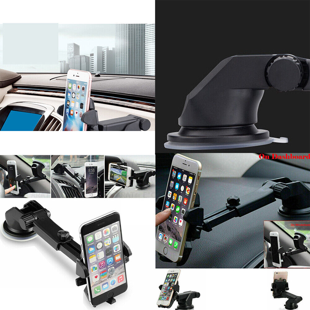 US 2-4 Pcs 360° Universal Car Windshield Vent Phone Mount Stand Holder Cellphone