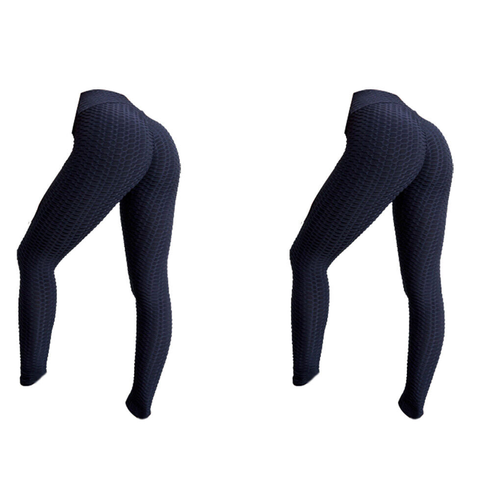 US Women Butt Lift Leggings Anti-Cellulite High Waist Push Up Yoga Pants TikTok