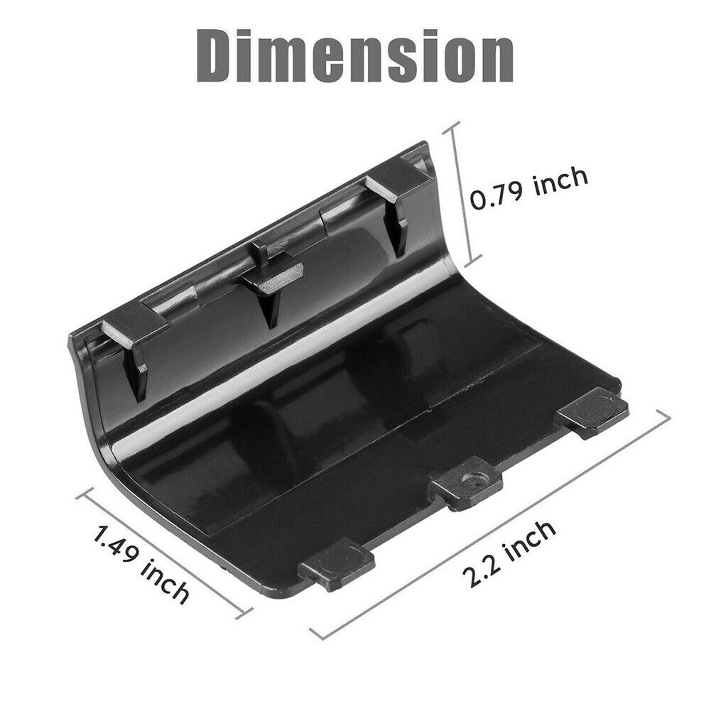 US 10-20Pc For Xbox One Battery Cover Back Wireless Controller Replacement Black