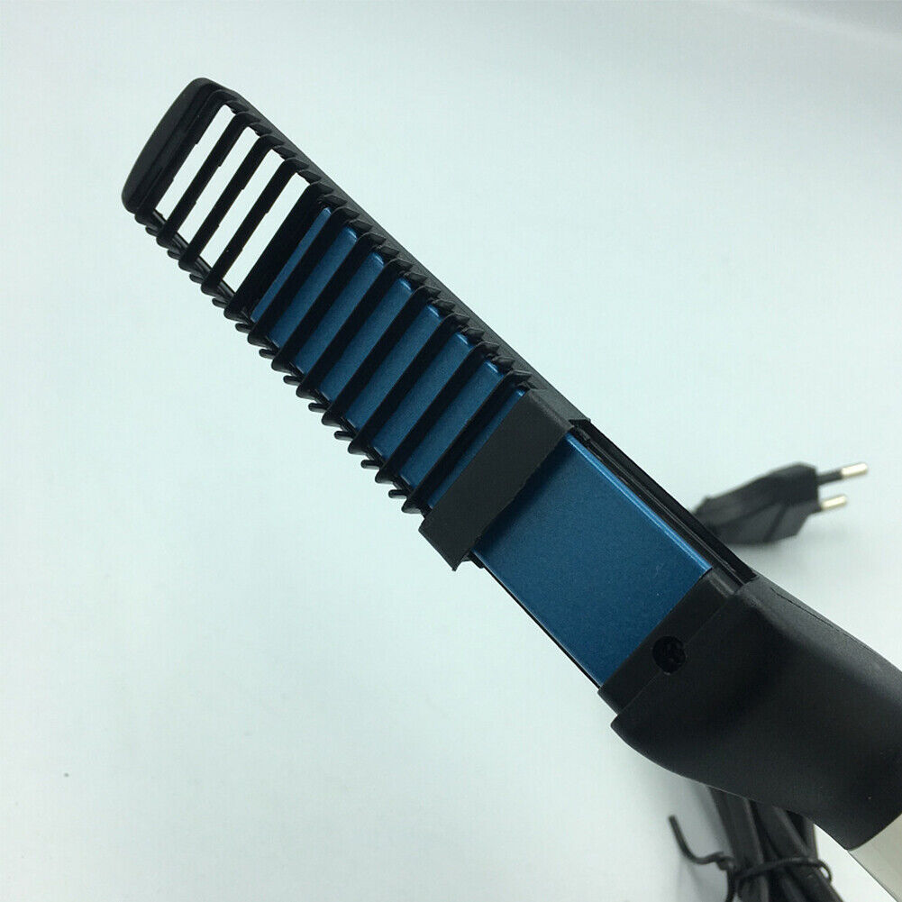 US 1-2 Pack Hair Beard Straightener Men Comb Electric Hot Multifunctional Brush