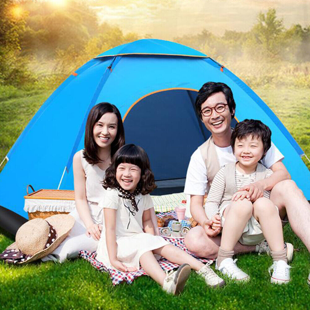 US 2-3 Person Camping Tent Waterproof Hiking Canopy Shelter Outdoor Pop Up Tent