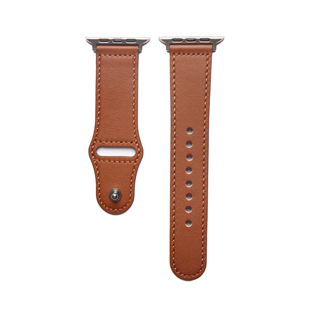 US Genuine Leather Band Strap for Apple Watch iWatch 2~5 38/40/41 42/44/45mm