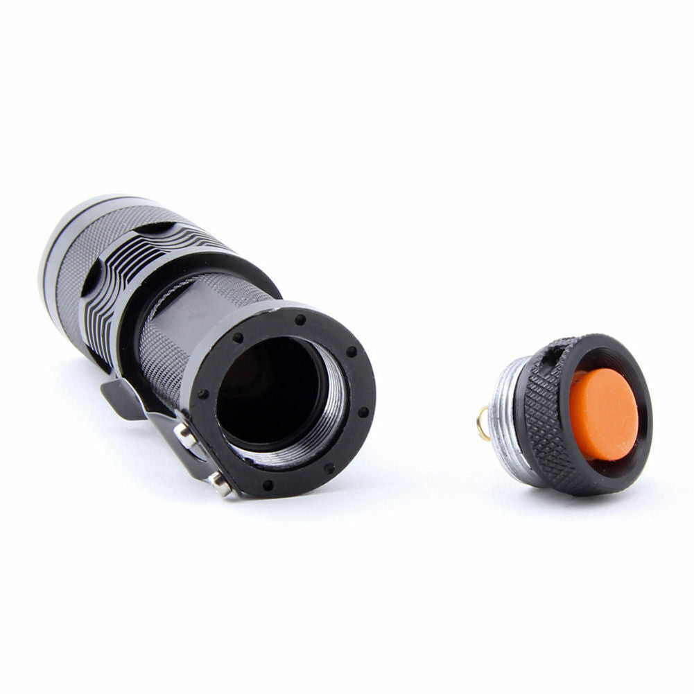 US 2-4 Pack Bicycle Head Light 10000lm LED Cycling Bike Flashlight w/ Mount Clip