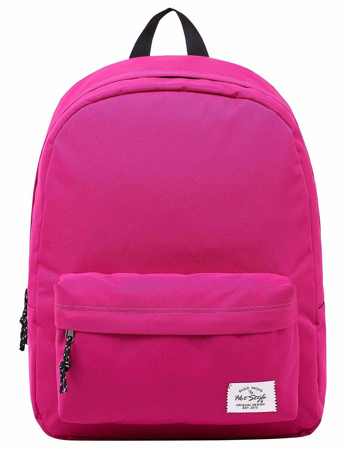SIMPLAY Classic School Backpack Bookbag, 17"x12.5"x5",Assorted Colors and Prints