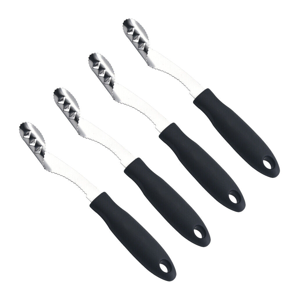 US 2-4 Pcs Pepper Fruit Vegetable Corer Core Remover Deseeder Slicer Cutter Tool