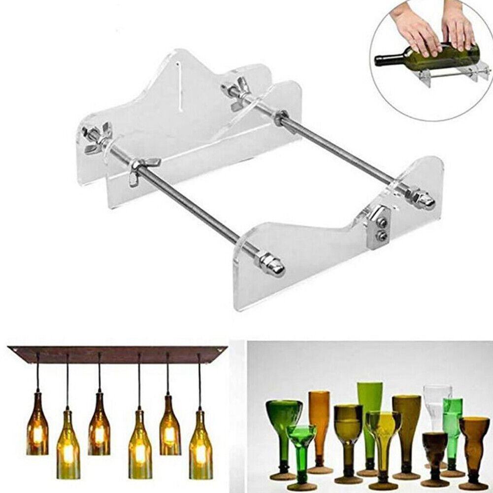 US 1-2 Pcs Glass Bottle Cutter Beer Wine Jar DIY Cutting Machine Craft Recycle