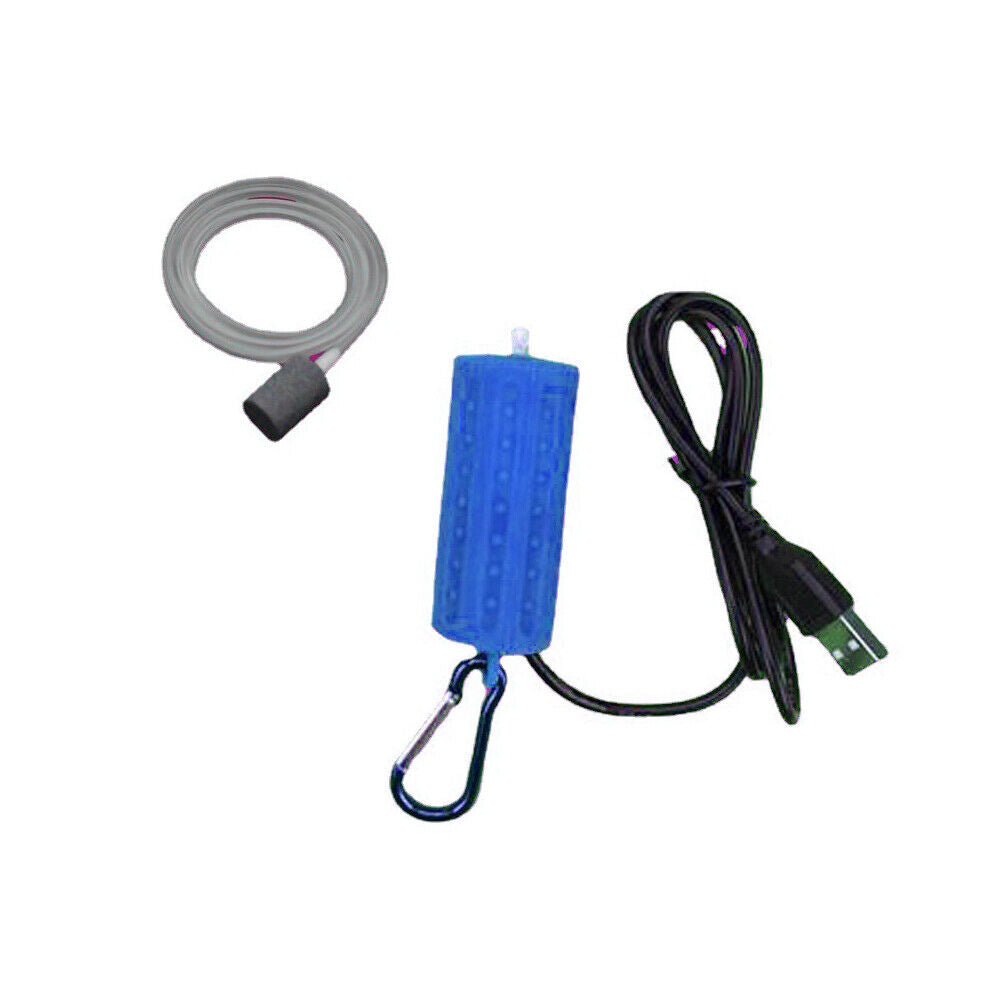 US 2-4 Pack Portable Mini USB Aquarium Tank Oxygen Air Pump Mute Energy Saving