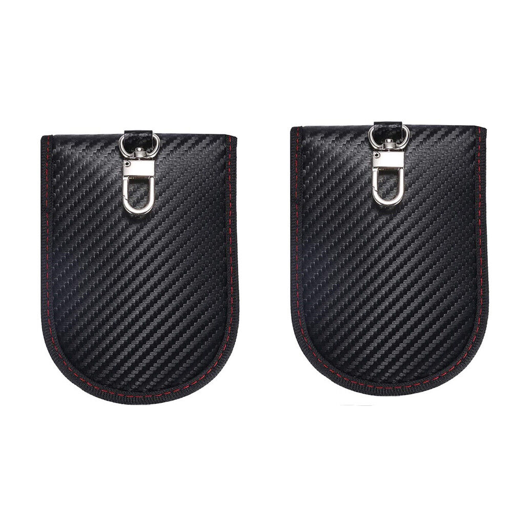 US 2-4 Pack Faraday Bag for Key Fob , Cage Protector - Car RFID Signal Blocking