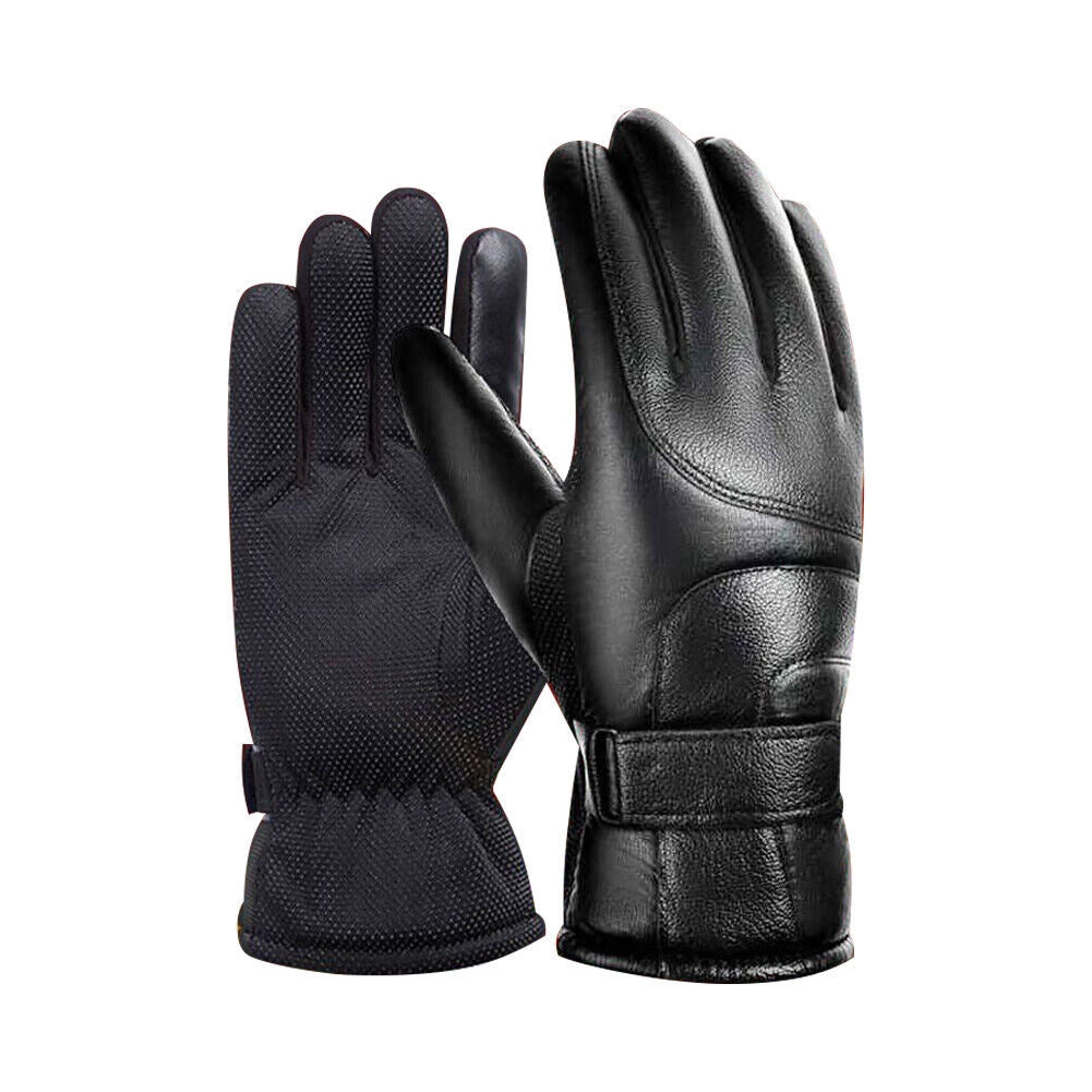 US 1-2 Pair Rechargeable Heated Gloves Unisex Touchscreen Ski Waterproof Outdoor