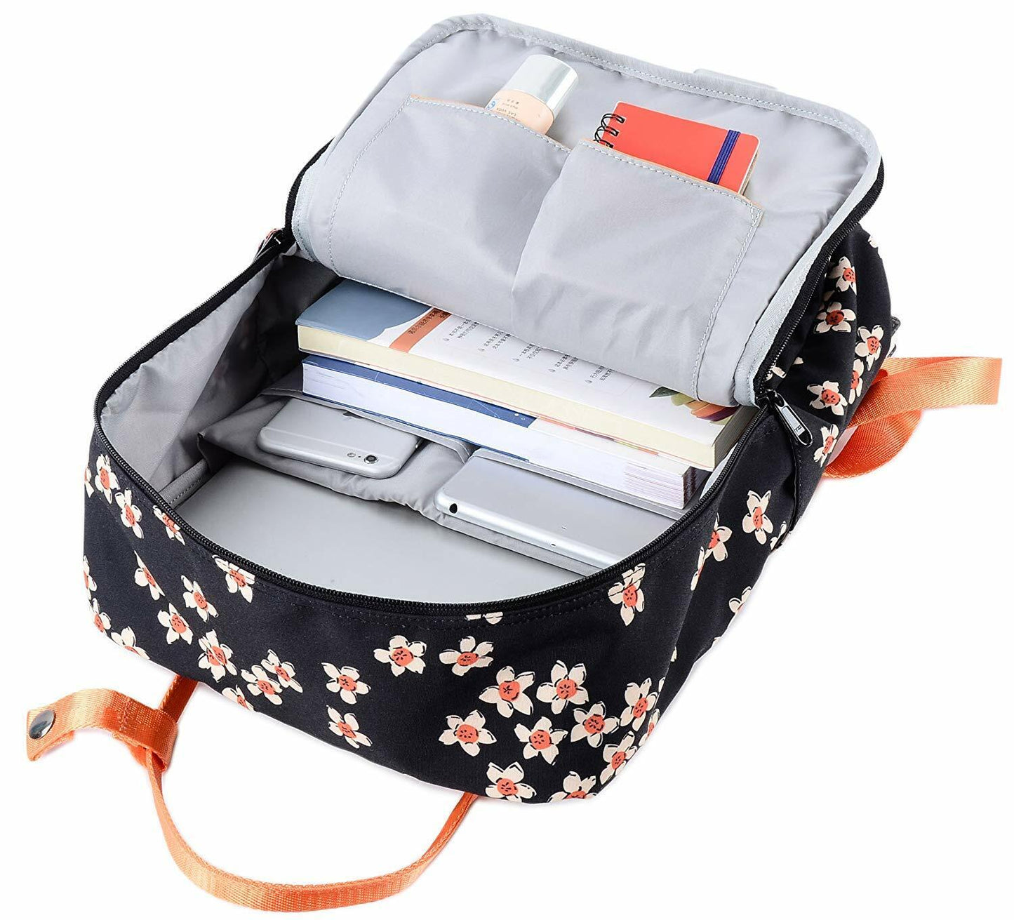 BESTIE 14" College Bookbag Backpack Cute for Women, 14.6"x10.3"x5.1"
