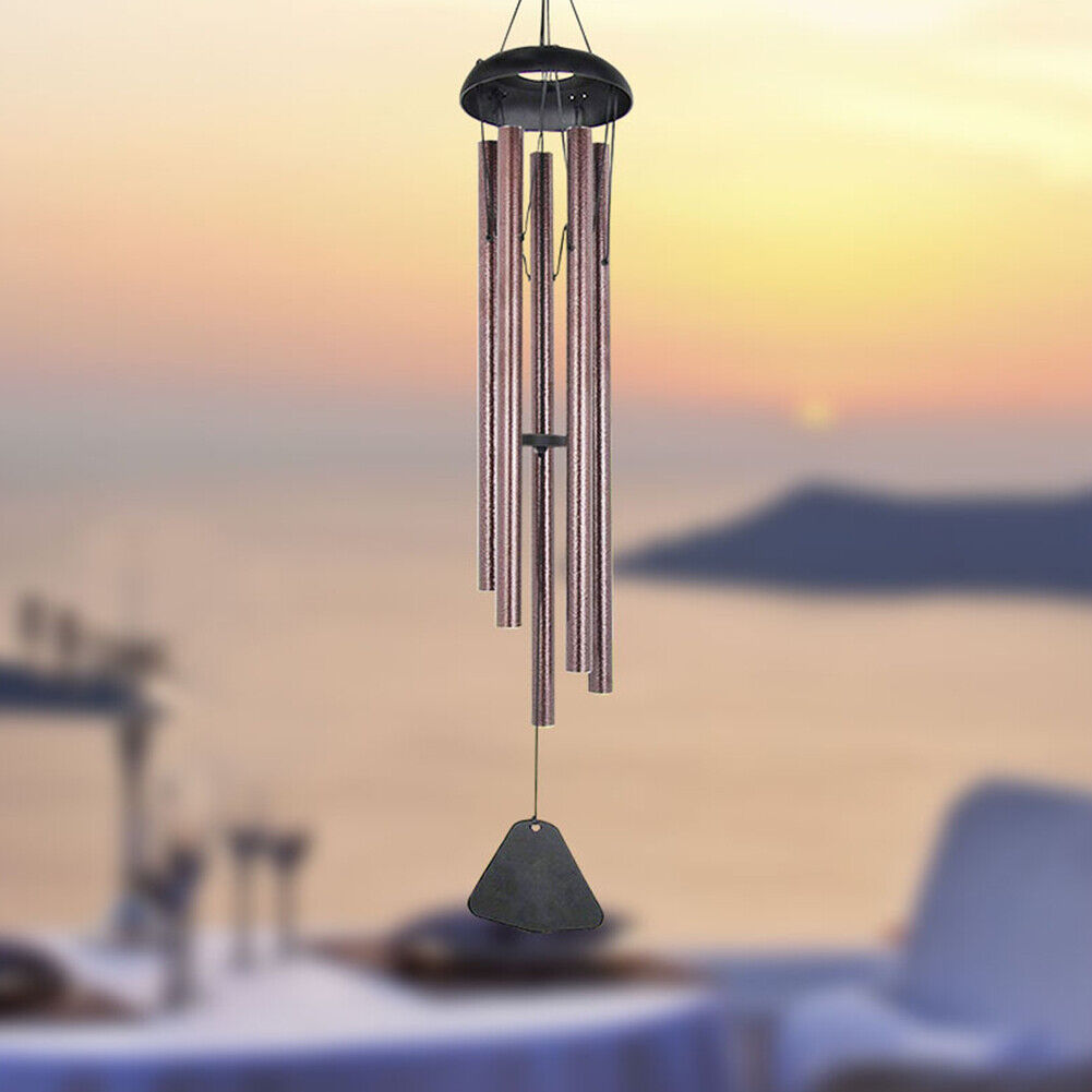 US 36 inch Wind Chimes Outdoor Deep Tone Windchime Adjustable Tuned Garden Decor