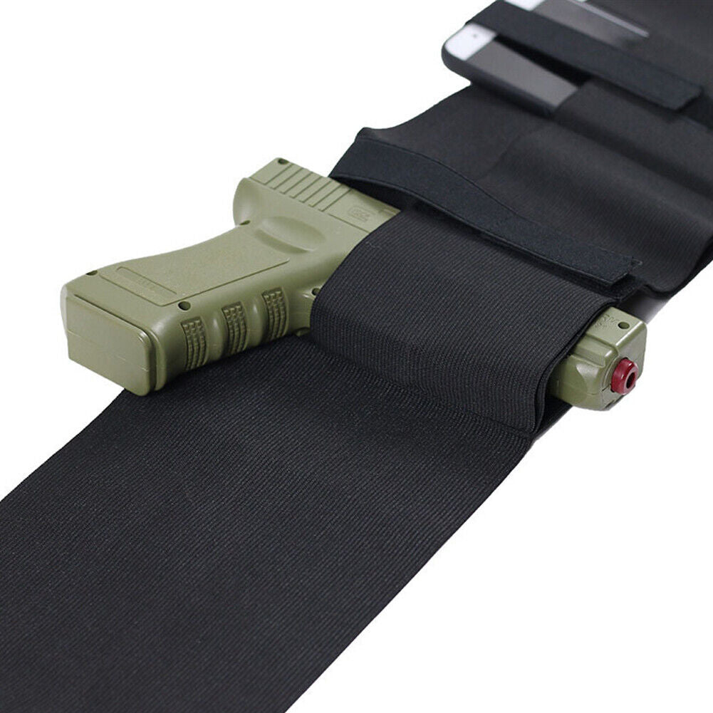US Tactical Belly Band Holster Men's Waist Pistol Gun Pouch Carry Concealed