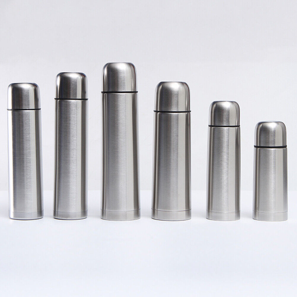 US Stainless Steel Vacuum Sealed Insulated Coffee Bottle Thermos 12/17/26/35 OZ