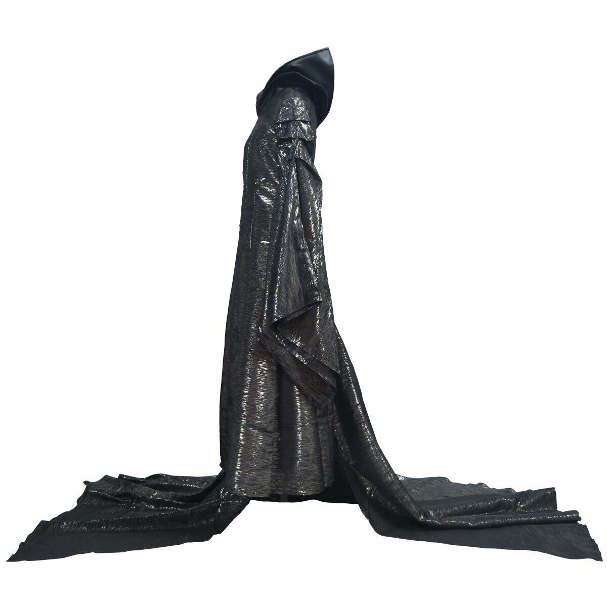 Angelaicos Women's Halloween Cosplay Show Long Black Dress Costume