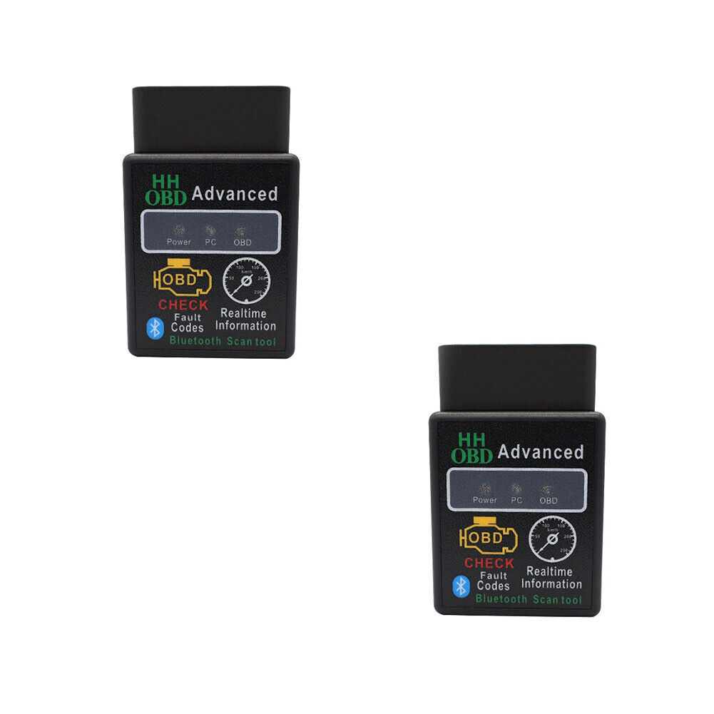 US 1-2 Pack OBD2 Code Scanner Mini ELM327 V2.1 Bluetooth OBDII Diagnostic Tool