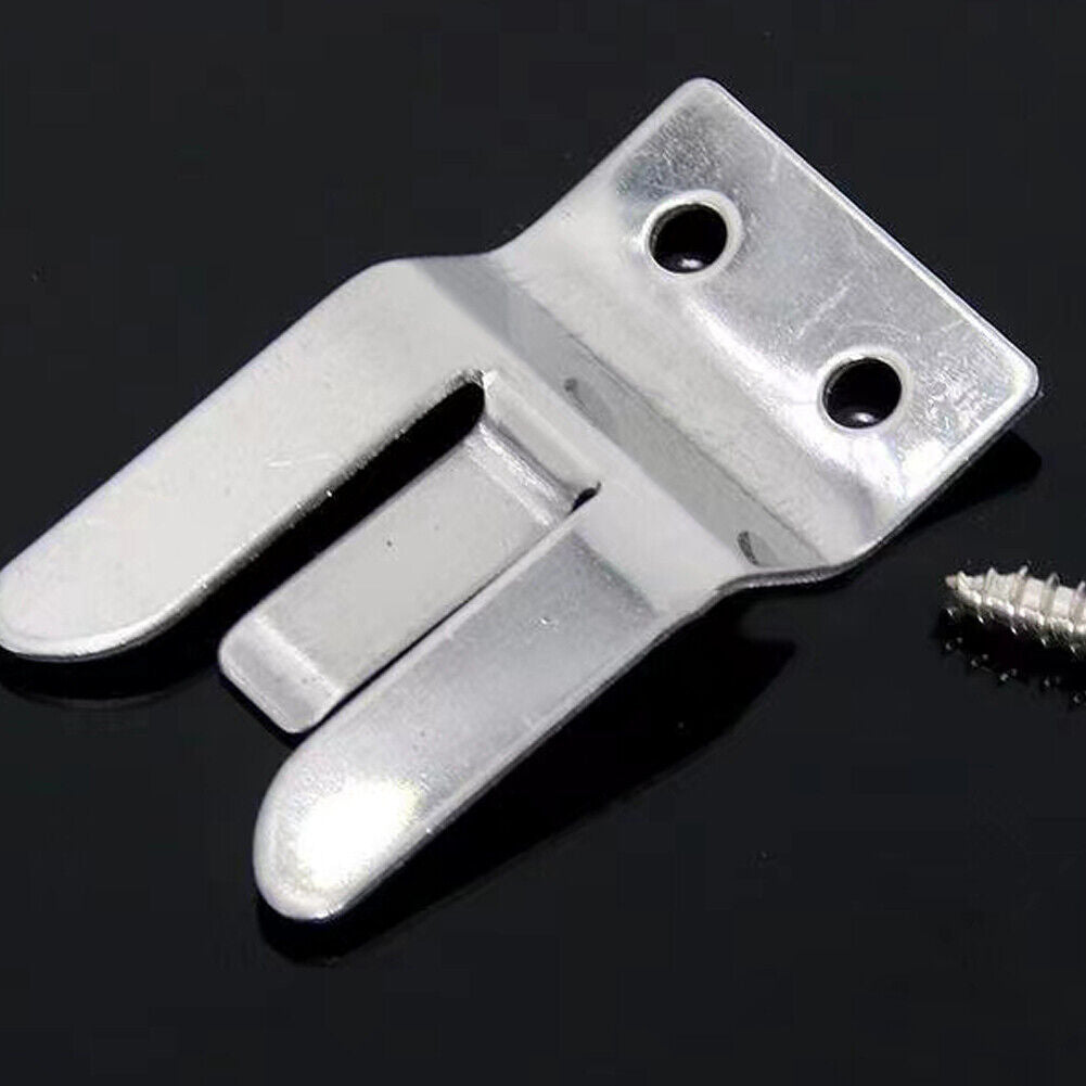 US 10-20Pcs Workman MH2 CB Ham Radio Microphone Hanger Holder Mic Clip w/ Screws