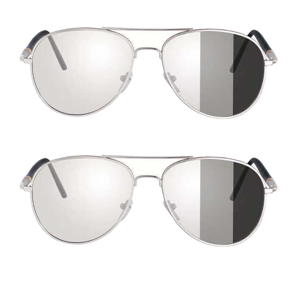 US Men Military Polarized Pilot Aviator Sunglasses Large 60mm Frame w/Case