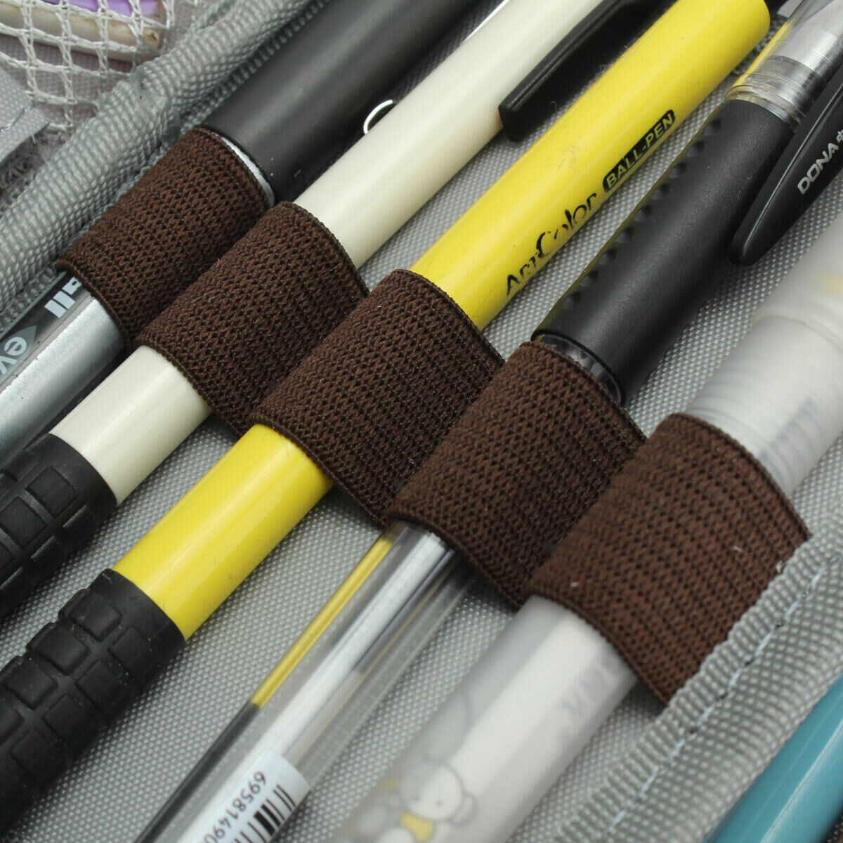 Large Capacity Multifunction Pencil Case Canvas Pen Pouch Cosmetic Makeup Bag