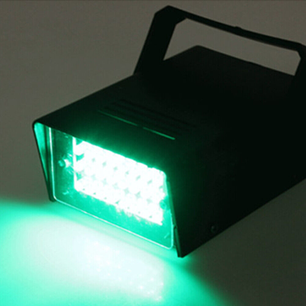 US 1-2 Pack Led Strobe Lights Party Super Bright LED Stage Effect High Flashing