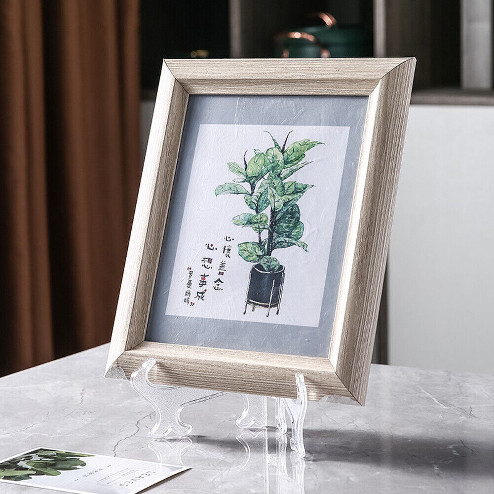 US 30-60 Pack 3" Clear Acrylic Easels Plate Stands Holders Display Decoration