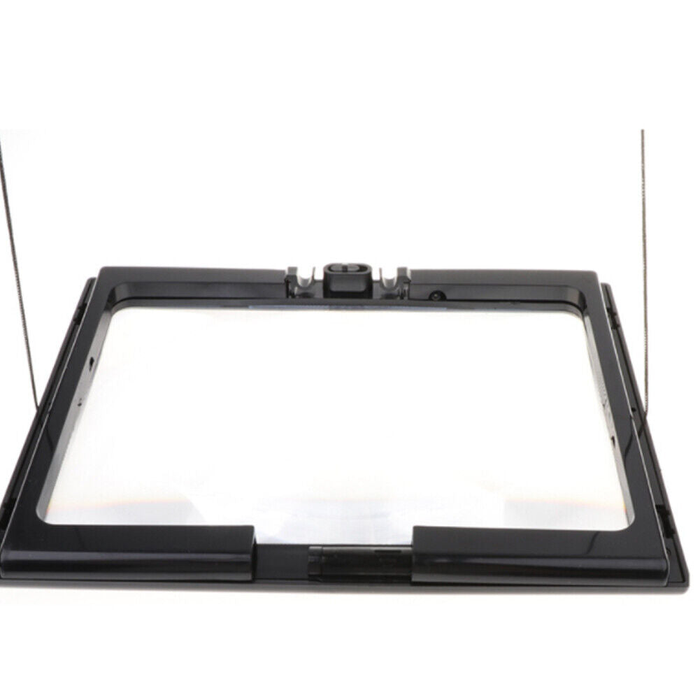 US 1-2 Pcs Magnifier LED Lighted Illuminated Foldable Desktop Portable For Elder