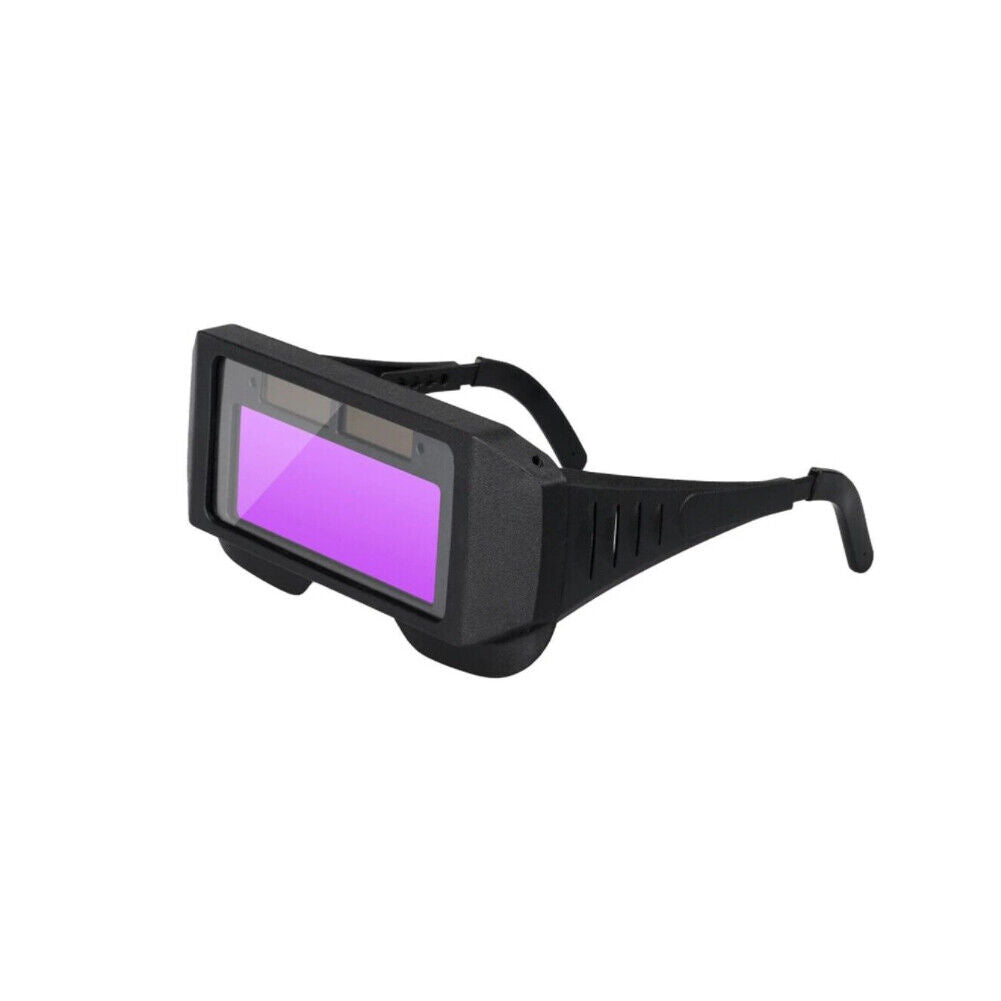 US 1-2 Pcs Welder Glasses Safety Protective Solar Powered Auto Darkening Goggles
