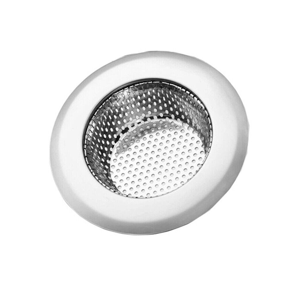 US 4-8 Pc Kitchen Sink Strainer Stainless Steel Drain Strainer Basket Waste Plug