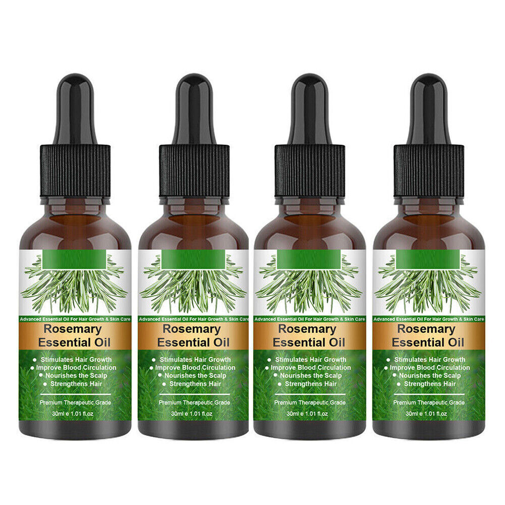 US 2-4 Pcs Rosemary Essential Oil Hair Growth 100% Pure Natural Therapeutic