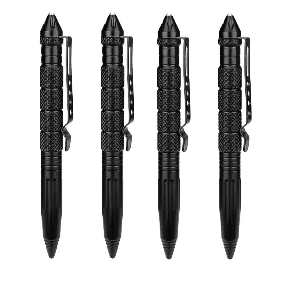 US 4-8 Pack EDC Tactical Pen Self Defense Survival Emergency Gear Window Breaker