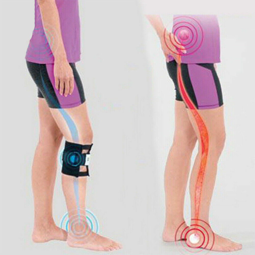 US 1-2 Pairs Pressure Point Knee Brace Pain Relief Leg Sciatica Acupressure Wrap