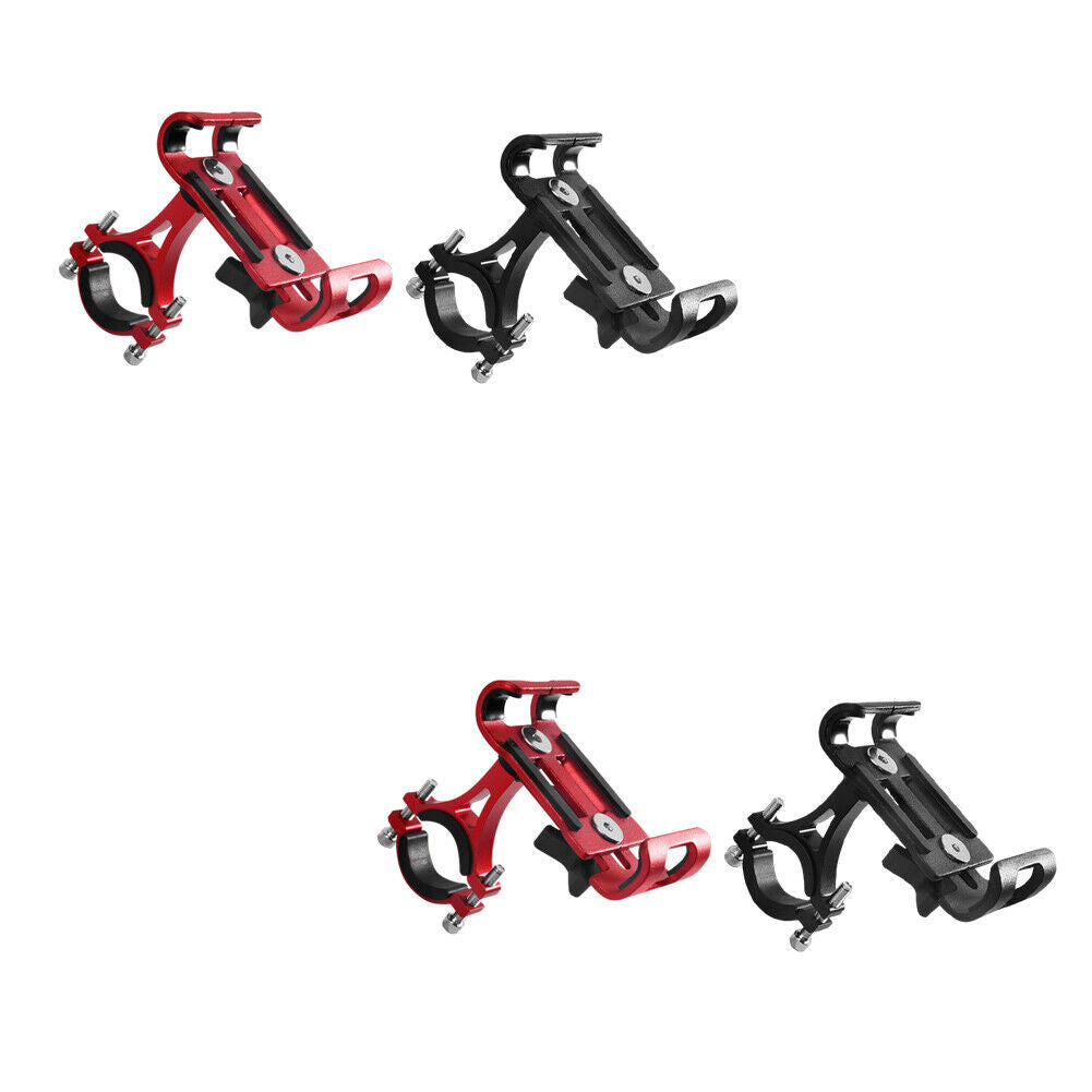US 2-4 Pcs Motorcycle Bike Phone Stand Aluminum Mobile Holder Mount Handlebar