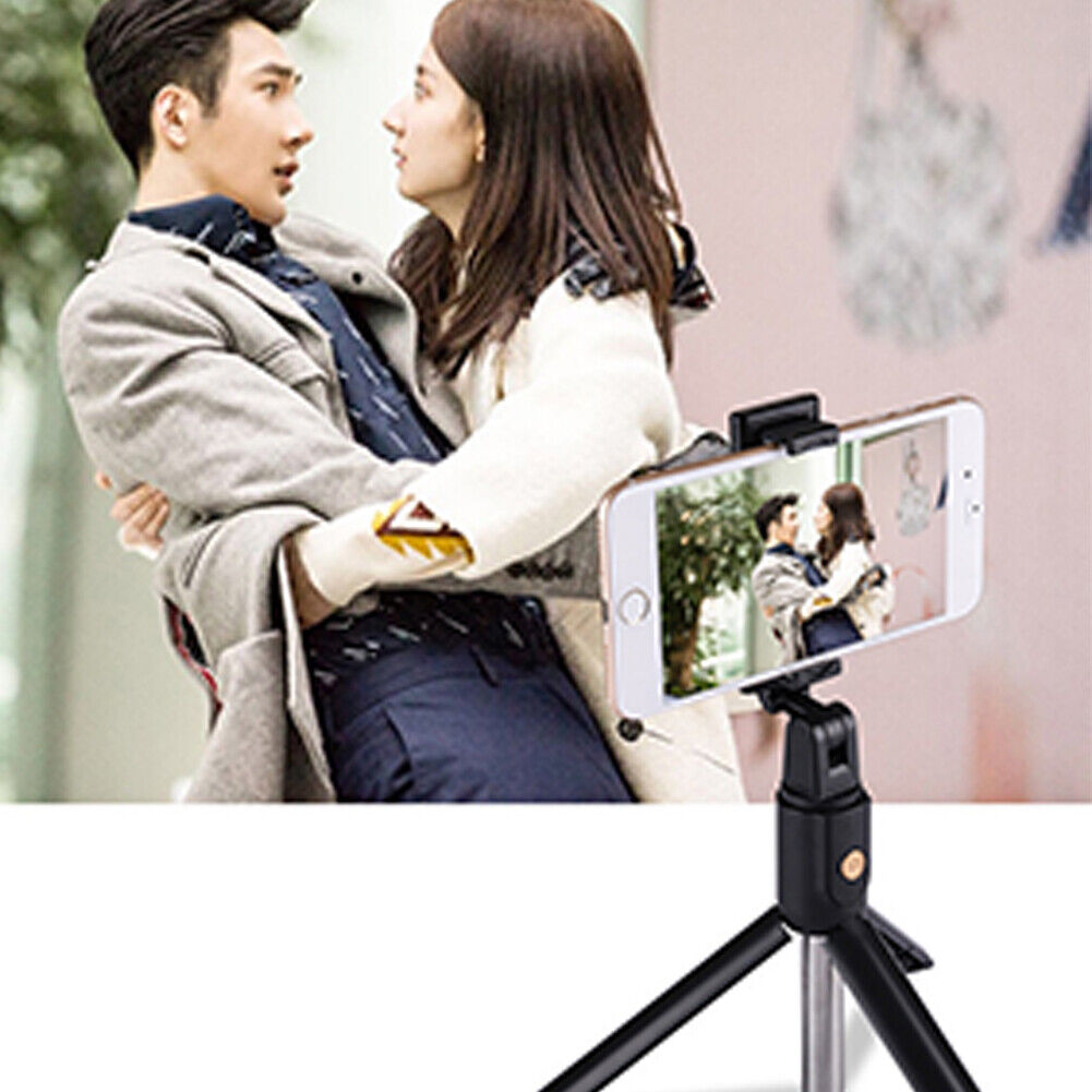 US Remote Selfie Stick Tripod Phone Desktop Stand Desk Holder For iPhone Samsung