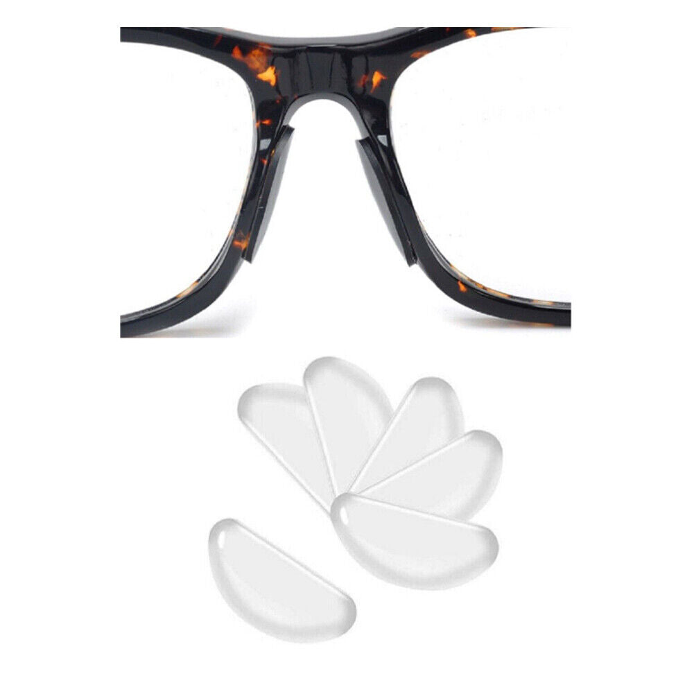 US 10-20 Pairs Eyeglasses Nose Pad Adhesive Anti-Slip Pad Soft Silicone Cushion
