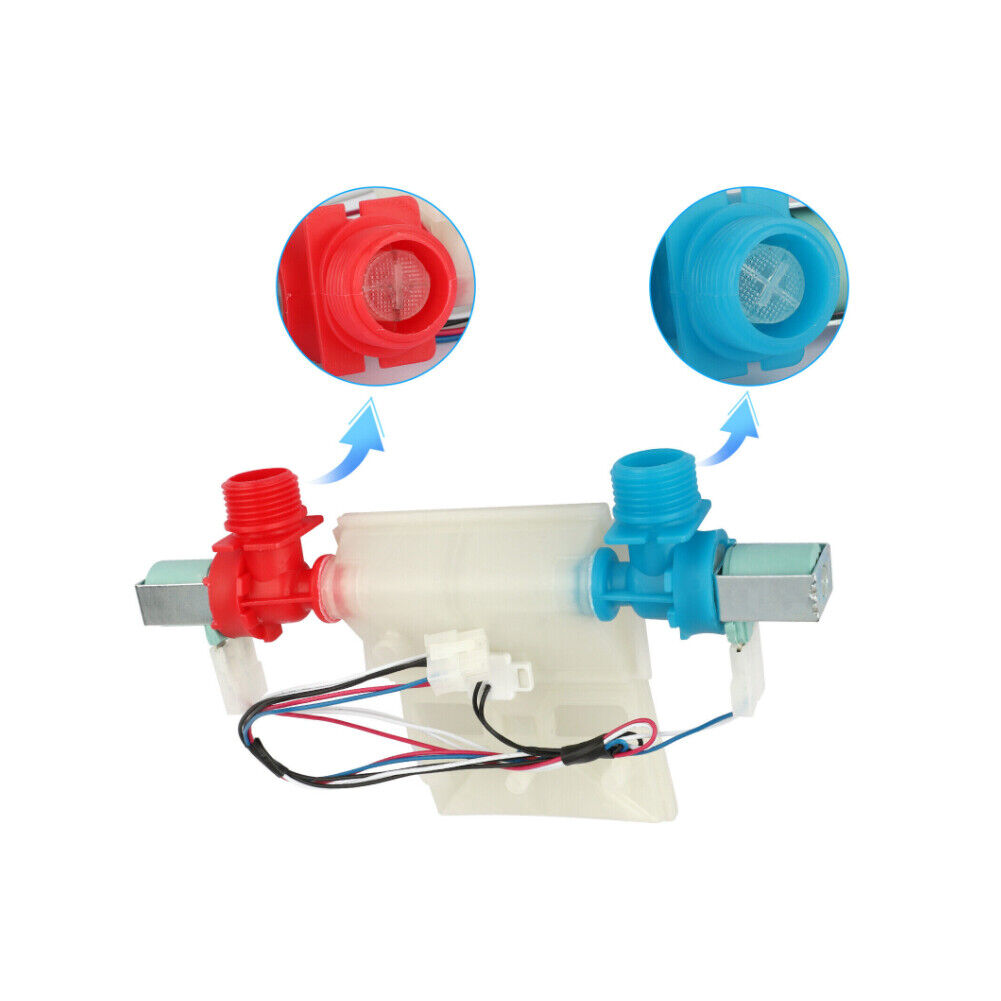US 1-2 Pcs Washer Machine Inlet Valve Replacement Part High-quality Easy Install