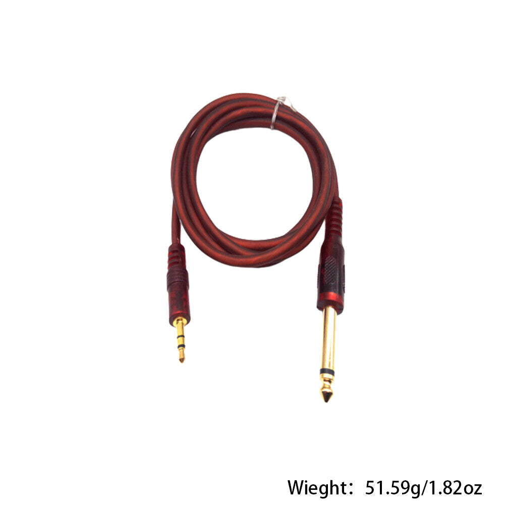US 5FT 3.5mm jack to 1/4" 6.3mm 6.35mm 6.5mm TRS Male to Male Stereo Audio Cable