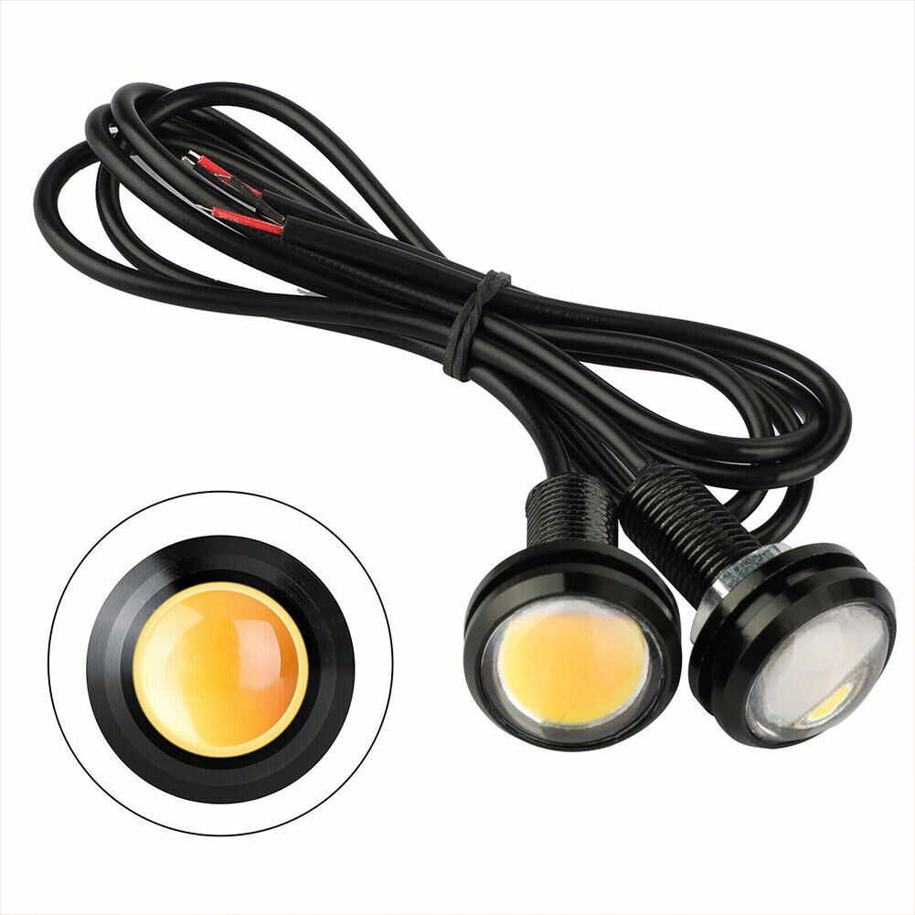 US 4-8 Pc LED Amber Grille Lights Kit Universal For Ford Truck SUV SVT Raptor