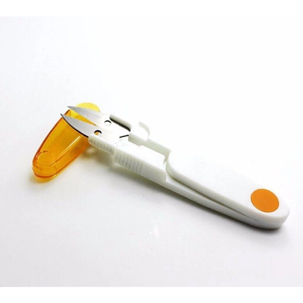 US 4-8 Pack Embroidery Sewing Snips Thread Cutter Cover Scissors Thrum Yarn
