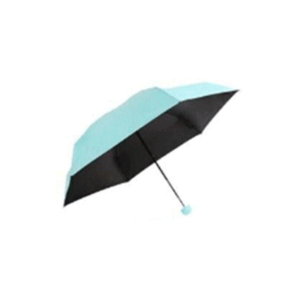 US 1-2 Pcs Mini Compact Umbrella Windproof Travel Sun Rain Capsule UV Protection