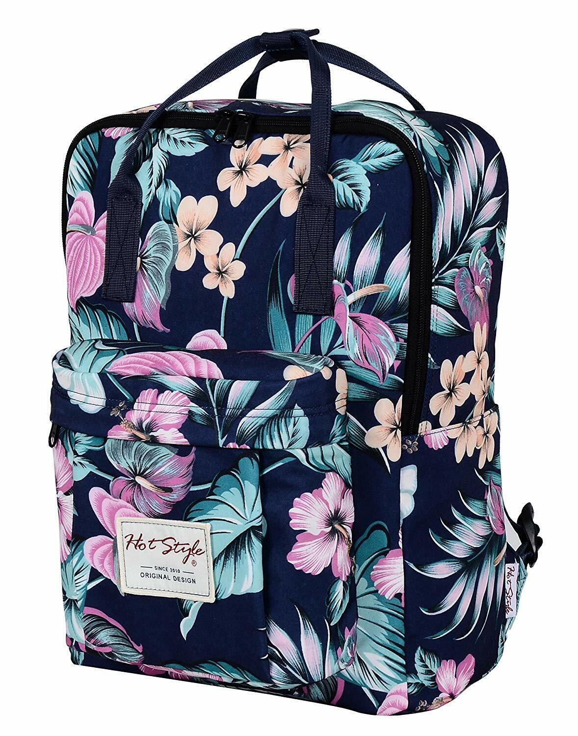 BESTIE 14" College Bookbag Backpack Cute for Women, 14.6"x10.3"x5.1"