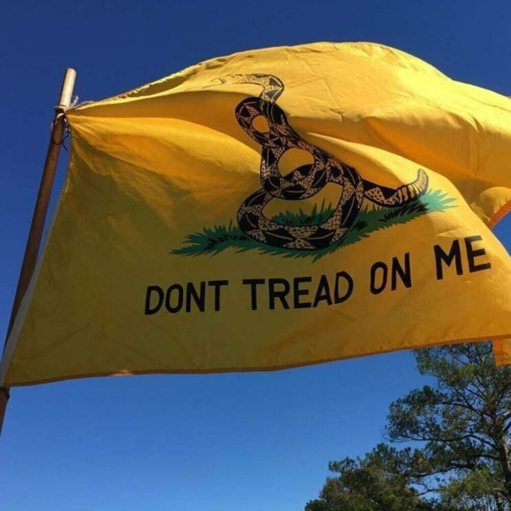 US 2-4 Pcs Don’t Tread on Me Gadsden Flag 3x5FT Outdoor Polyester Tea Party