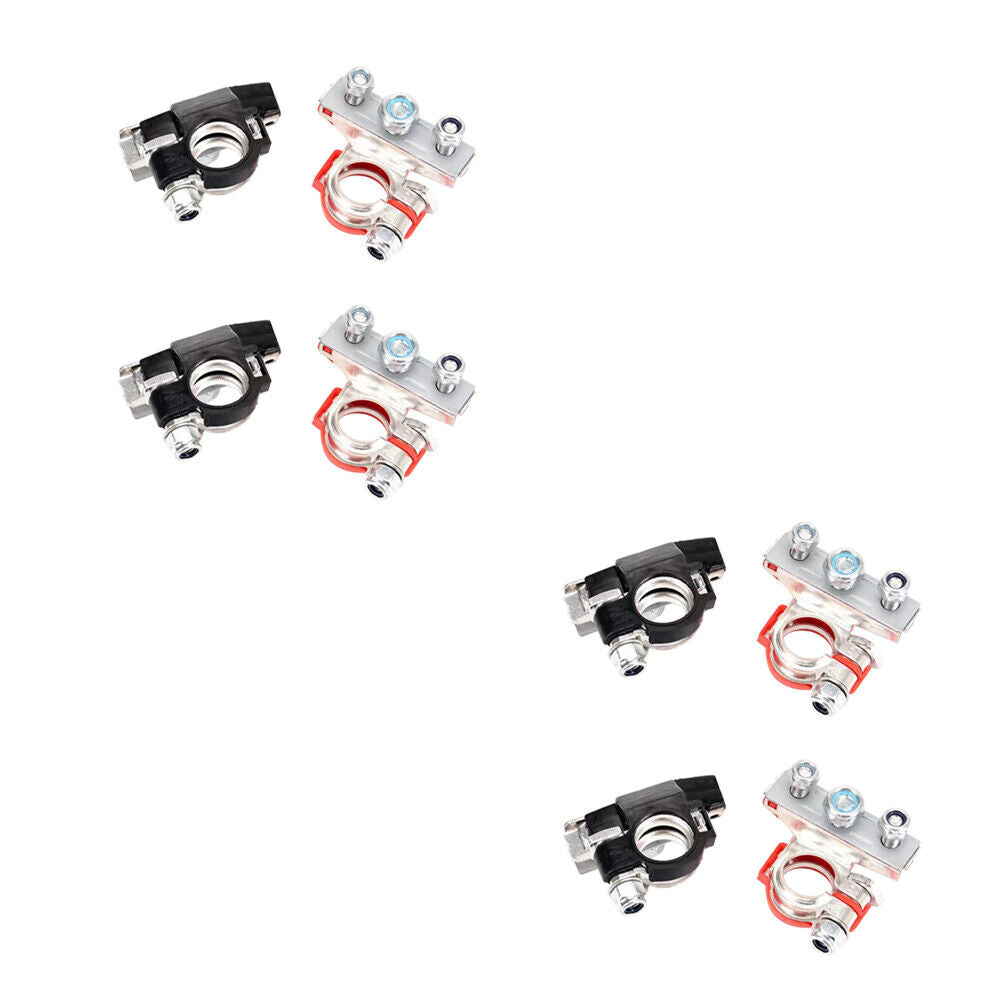 US 2-4 Pack Battery Terminal Connectors 3 Way Top Post Battery Ends Copper Plate