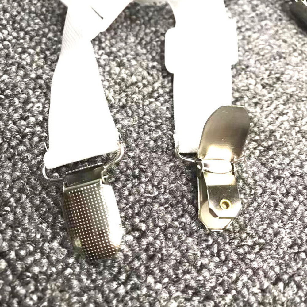 US 1-2 Bed Sheet Clips 8-Clip Grippers Suspender Straps Mattress Fastener Holder