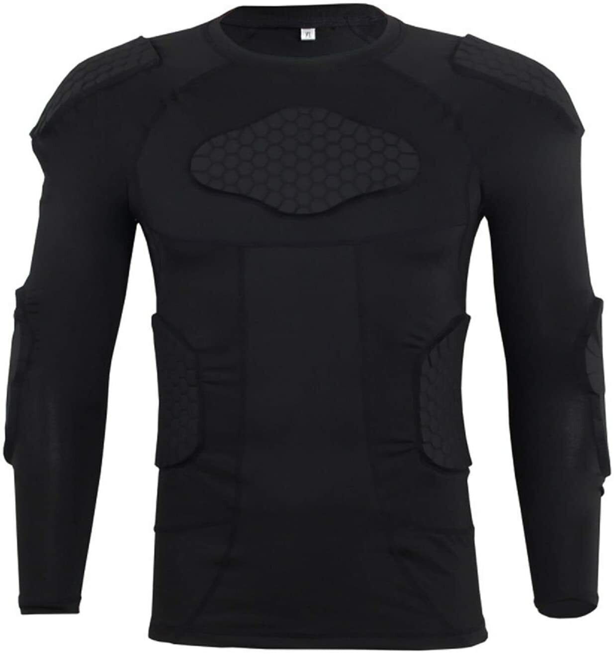 Men's Padded Protective Gear Set for Soccer Basketball Paintball Rib Protector
