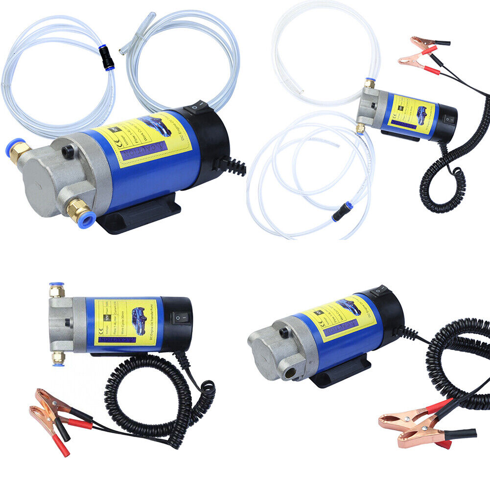 US Miniature 12V 4 Litre Petrol Oil Fluid Extractor Pump Transfer Engine Vacuum