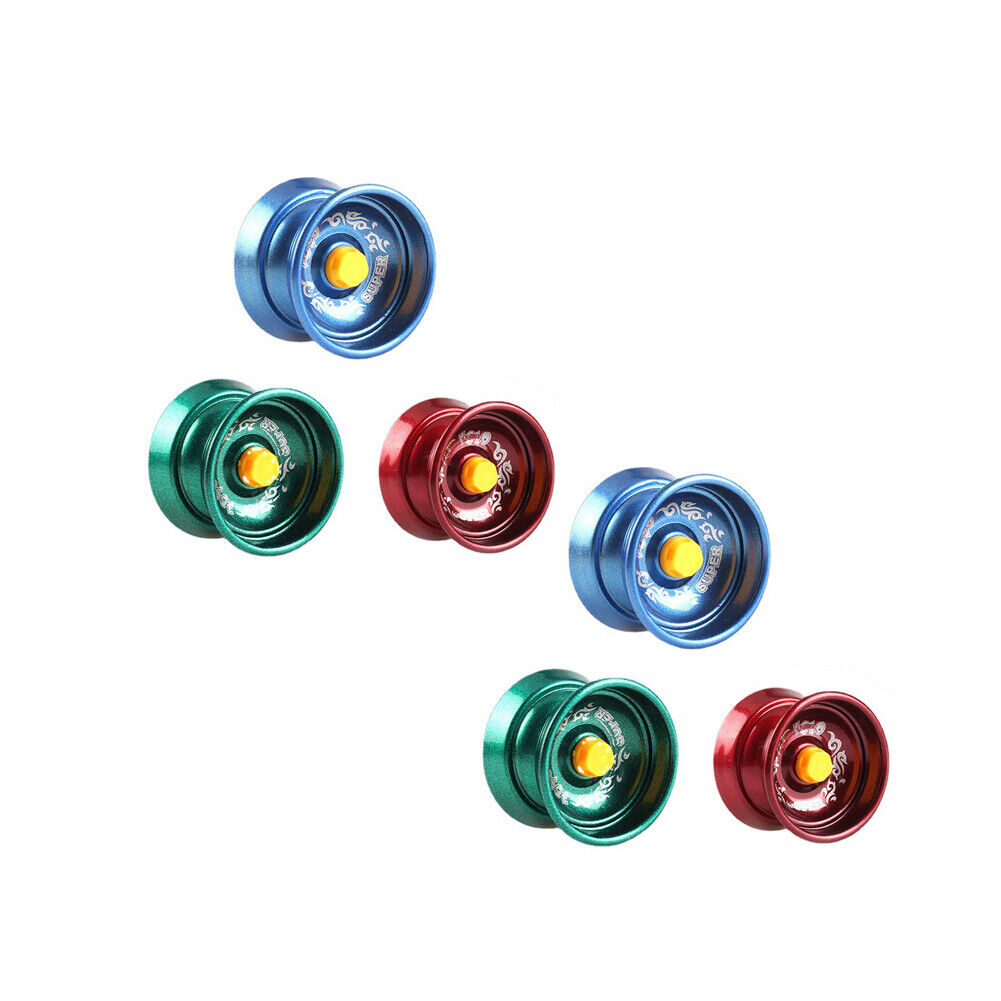 US 3-6 Pc Random Color Metal Drifter Yo-Yo Counterweight 8-ball Bearing Aluminum