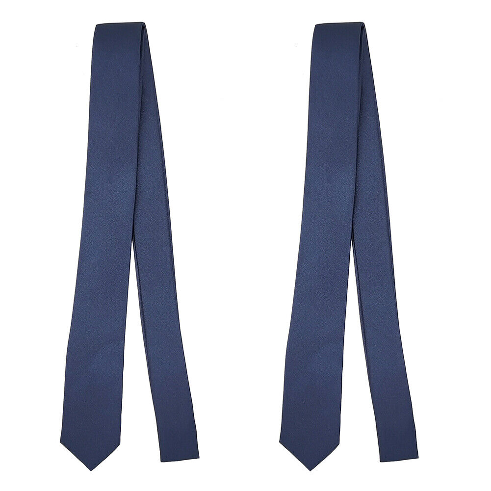 US 1-2 Pack Men Boy Black Skinny Slim Retro Tie Narrow 2" Thin Necktie M-Colors