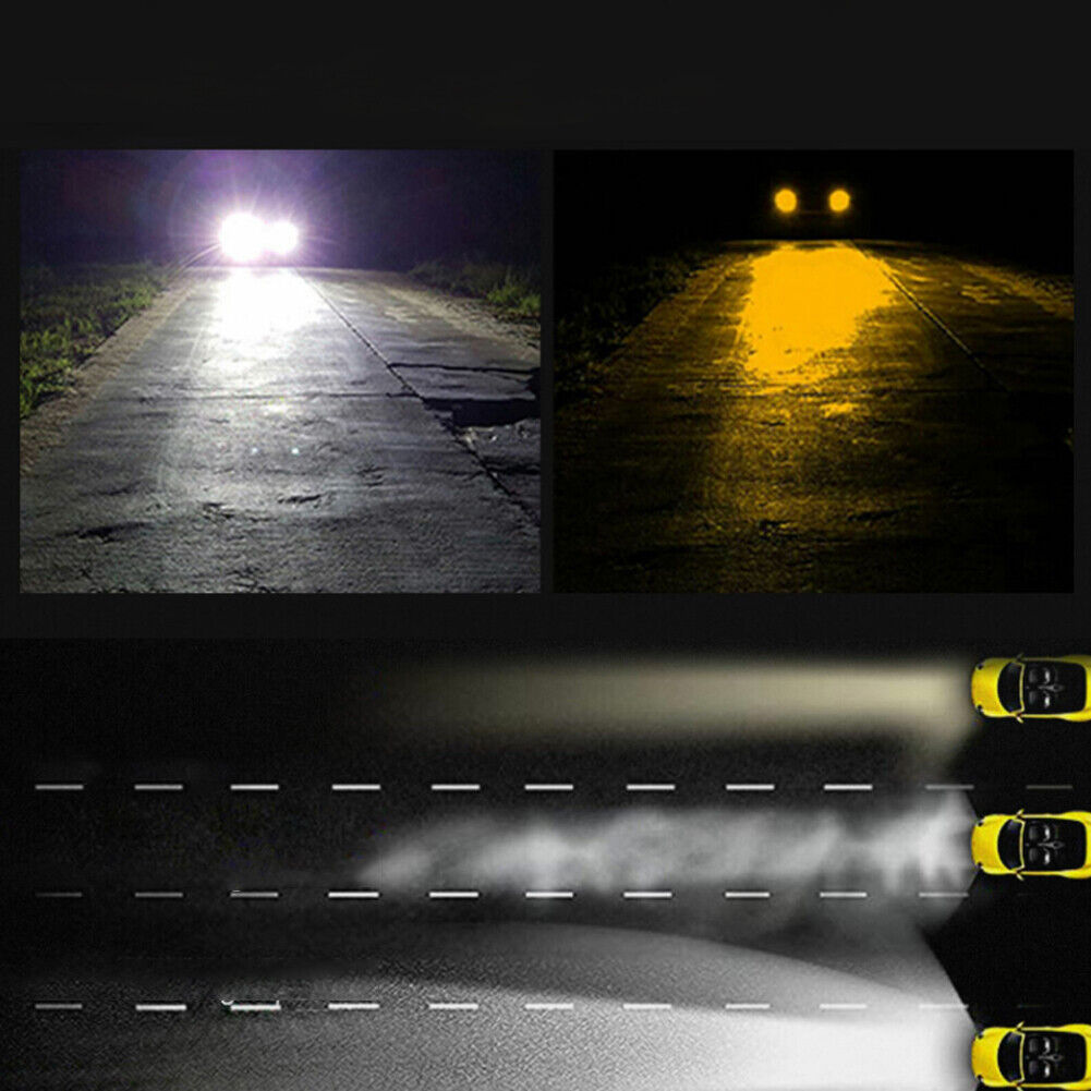 US 4-8 Pcs H4 LED Headlight Bulbs Cool Super Bright Wider Vision strong Beam Kit