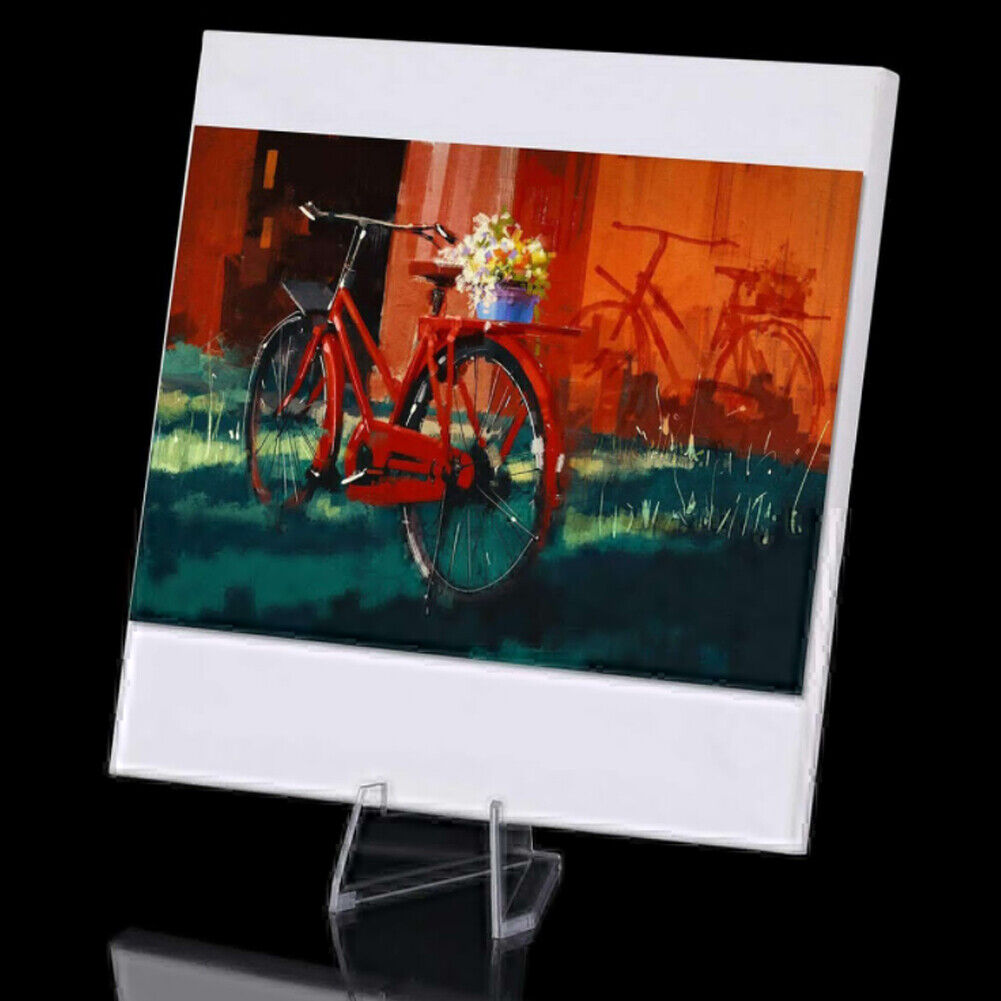 US 20-40 Pack Trading Card Holder Acrylic Coins Display Stand Mini Clear Easel