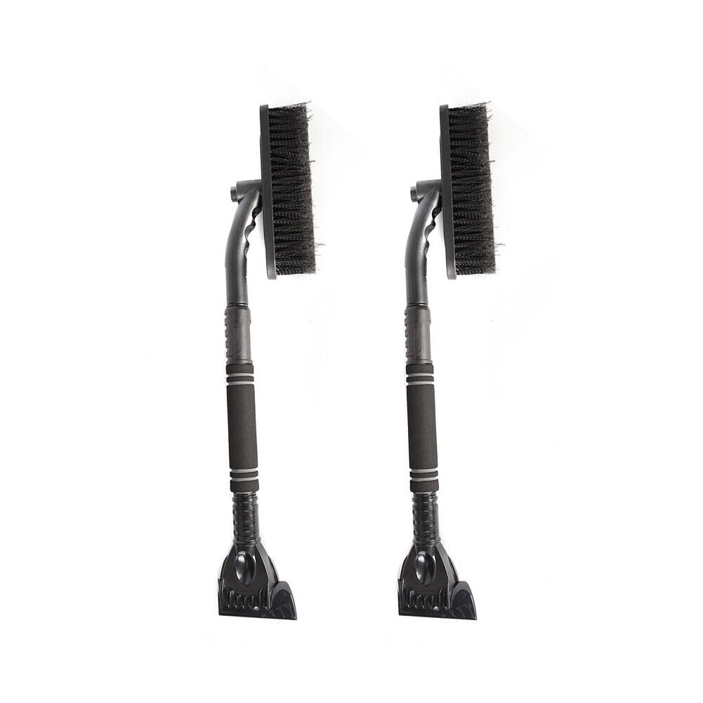 US 2 Pack Extendable Car Ice Scraper Snow Brush Windshield Window Cleaning Kit